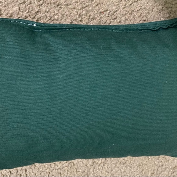 Vintage This House Believes In Santa Needle Point Tapestry Christmas Pillow 12x8 - Picture 8 of 10